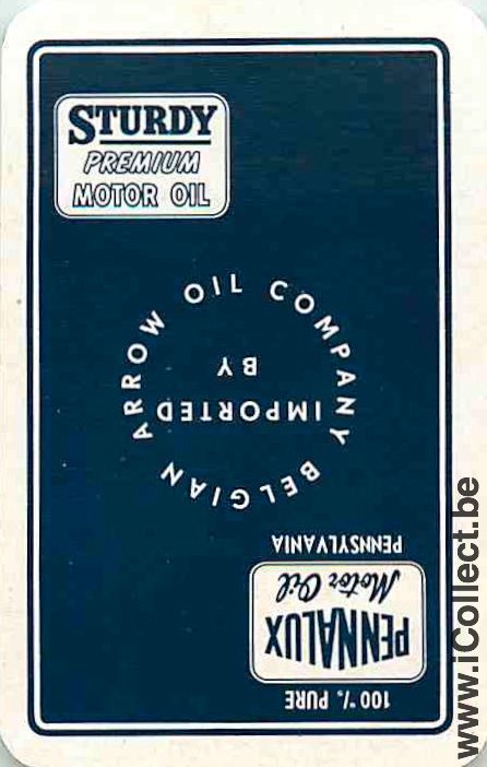 Single Playing Cards Motor Oil Pennalux & Sturdy (PS16-08I)